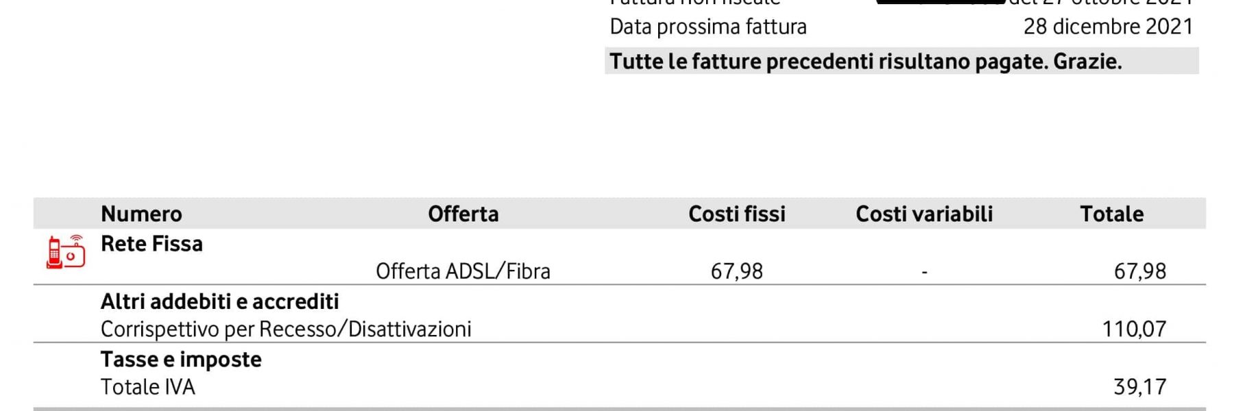 Contestazione fattura Vodafone: cosa fare